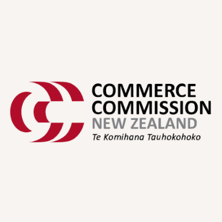 Commerce Commission's logo'